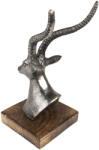 Clayre & Eef Figurina Ren aluminiu lemn 12x11x21 cm (65144) - decorer