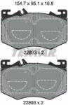 TEXTAR set placute frana, frana disc TEXTAR 2289301 (2289301)