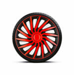 MEGA DRIVE Set Capace Roti 15` Rosu-negru Cu Inel Rosu Kendo
