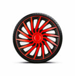 MEGA DRIVE Set Capace Roti 16` Rosu-negru Cu Inel Rosu Kendo