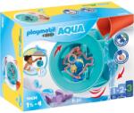 Playmobil Roata De Apa Cu Pui De Rechin - Playmobil 1.2. 3 Aqua (PM70636)