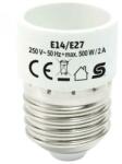 HOME E14/E27 foglalatátalakító adapter, max. 2 A (E14/E27) - kontaktor
