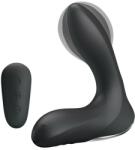 Pretty Love Stimulator Prostata Nasreddin Gonflabil, Remote Control, 12 Moduri Vibratii, Silicon, USB, Negru