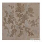 Marazzi Stone_Art Decoro Bloom Moka 120x120 cm-es fali dekorcsempe M08X (M08X)