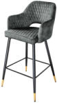 Invicta interior Scaun bar Paris cu tapterie din catifea (inv41517)