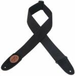 Levy's Signature Cotton 2.5 Standard Black & Walnut Колан за китара (MSSC8-BLK)