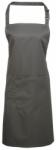Premier Workwear Șorț de bucătărie cu cordon de gât și buzunar - Gri închis (PR154-1000143212)