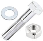 JKH Metrikus csavar hatlapfejű M6x30 +anya+lapos alátét INOX (4 db) (3902816)