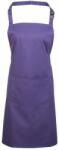 Premier Workwear Șorț de bucătărie cu cordon de gât și buzunar - Violet (PR154-1000143229)