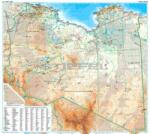 Gizimap Líbia általános földrajzi térképe