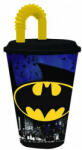 DC Comics Batman szívószálas pohár, műanyag 430 ml