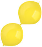 Amscan Anagram Set 10 baloane latex doua capete link o loon galben soare 15 cm