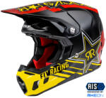 FLY Racing Formula CC Rockstar motocross bukósisak fekete-piros-sárga