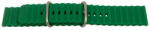  Curea silicon verde cutată cu telescop QR 22mm - 63046