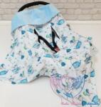  Univerzális, hordozóba köthető kétoldalas takaró - Kék lufis egérke