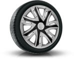 NRM Capace roți 14", SUPERNOVA BICOLOR argintiu-negru 4bc