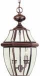 Quoizel Pendul NEWBURY Large, cupru, H: 170.8cm, IP23, 2 becuri, QZ-NEWBURY8-L-AC (QZ-NEWBURY8-L-AC)