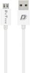 DeTech Кабели за данни DeTech, 10бр. Micro USB, 1.0m, Бял - 14143