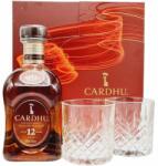 CARDHU 12YO Whisky 0.7L+2 Pahare, 40%