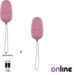 ONLINE Ou Vibrator Online Remote Controlled Vibrating Egg Pink