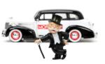 Jada Movie Cars Chevrolet Master Deluxe 1939 cu Figurina MR Monopoly scala 1/24 1/43 (19608)