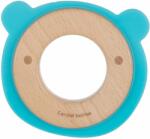 Canpol Babies Teethers Wood-Silicone Bear jucărie pentru dentiție 1 buc