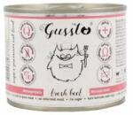 Gussto Cat Fresh Beef conserva cu vita pentru pisici 6x200 g