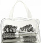 Olivia Garden Kit 5 perii de par Expert Blowout Speed White&Grey (5414343020291)
