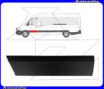 VW CRAFTER 1 2006.10-2016.10 /2E/ Ajtódíszléc bal első fekete 10013855