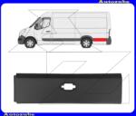 RENAULT MASTER 3 2019.09-2024.02 Hátsó sárvédő díszléc kerékív mögött bal, szélességjelzős "hosszú kivitel: 4332mm" 10017872