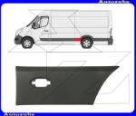 OPEL MOVANO B 2010.03-2021.05 /X62/ Hátsó sárvédő díszléc kerékív előtti bal, szélességjelzős "középhosszú kivitel: 3682/mm" 10017864