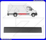 OPEL MOVANO B 2010.03-2021.05 /X62/ Tolóajtó díszléc jobb, fekete "rövid kivitelhez: 3182mm"" 10017885