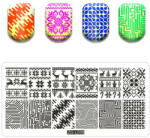  Körömnyomda lemez 6x12 cm méretű -ZG-L008