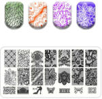  Körömnyomda lemez 6x12 cm méretű -BC09