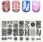  Körömnyomda lemez 6x12 cm méretű -BC03