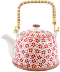 Clayre & Eef Ceainic cu infuzor ceramica Flowers 18x14x12 cm, 700 ml (6CETE0031)