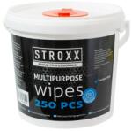 STROXX Servetele umede antibacteriene STROXX pentru curatarea suprafetelor 250 bucati in recipient tip galeata
