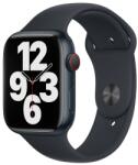 Apple Watch fekete szilikon szíj 38/40/41/42 (series10)mm