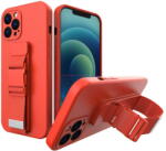 Hurtel Husa Rope case gel case with a chain lanyard bag lanyard iPhone 13 mini red - pcone