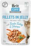 Brit Care Fillets in jelly turkey & shrimp 24x85 g