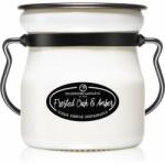 Milkhouse Candle . Creamery Frosted Oak & Amber illatgyertya Cream Jar 142 g