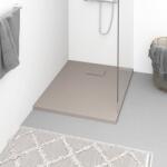 vidaXL Cădiță de duș, maro, 90x70 cm, SMC (148923) - vidaxl