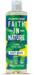 Faith in Nature Gel de dus natural revigorant, cu extract de lamaie si arbore de ceai, Faith in Nature, 400 ml