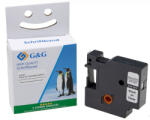 G&G RM-GG-810 / DYMO LM 160 / RHINO 6000 - BLACK ON CLEAR 9mm x 7m (RL - D - 40910)
