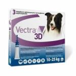 Ceva Vectra 3D 10-25kg, antiparazitar extern pentru caini intre 10-25kg, 1 pipeta