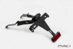 Puig Adjustable license support PUIG 9653N fekete részére HONDA CB 125 R 2018-2024, HONDA CB 300 R 2018-2024