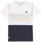 Lacoste Tricouri băieți "Lacoste Tennis x Daniil Medvedev Jersey T-Shirt -white/blue/orange