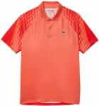 Lacoste Tricouri polo bărbați "Lacoste Tennis x Novak Djokovic Tricolour Polo Shirt - orange/red/orange