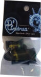 D'ANDREA R4 PAC MD TF BLK - Pack of 3 Plastic Fingerpicks and 1 Plstic Thumb Pick (Medium) - E137E