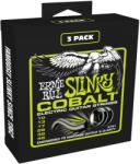 Ernie Ball P03721 - Regular Slinky Cobalt Electric Guitar Strings 3 Pack 10/46 - J692j